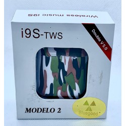 Auriculares inalámbricos i9S-TWS edición colors tipo AirPods bluetooth